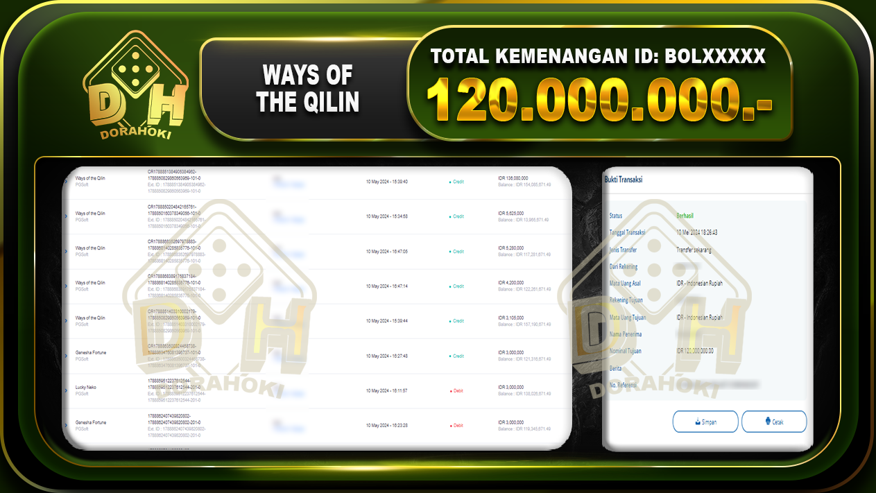 Ways of the Qilin 120.000.000