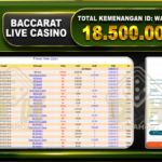 Baccarat 18.500.000