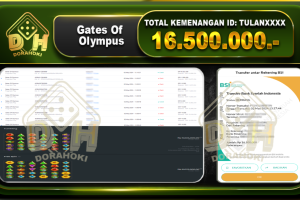 Gates Of Olympus 16.500.000