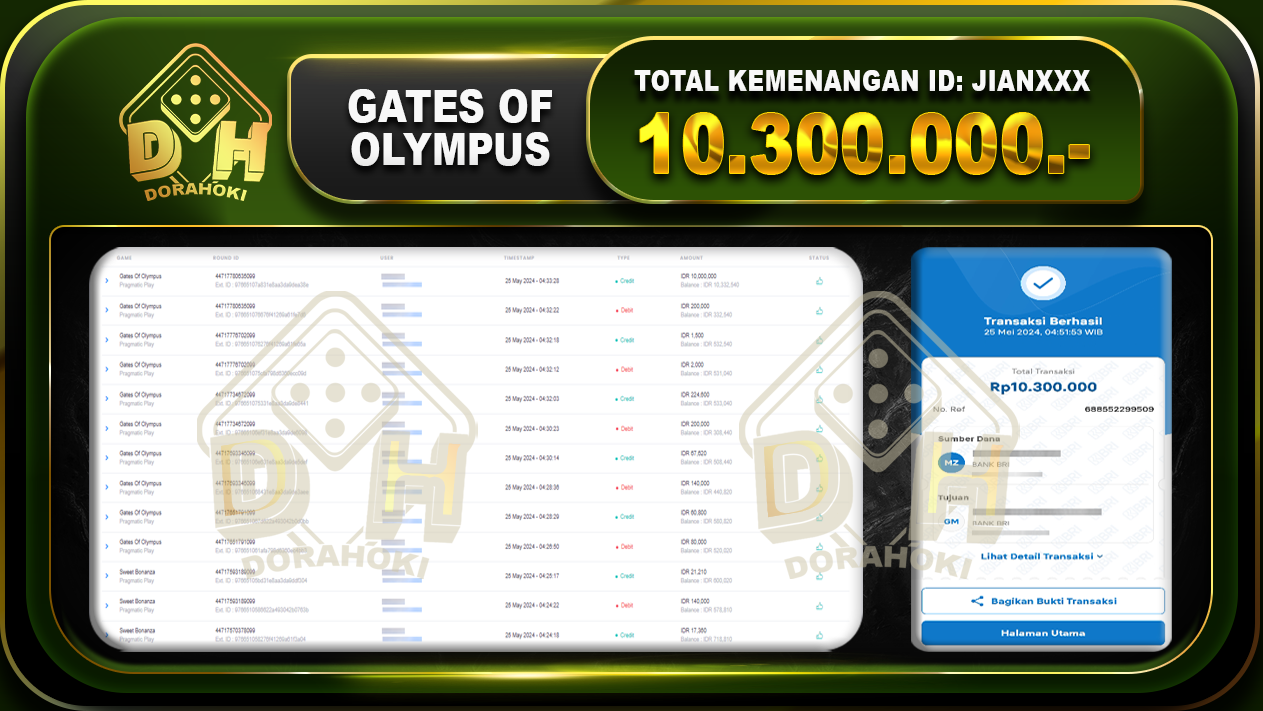 Gates Of Olympus 10.300.000