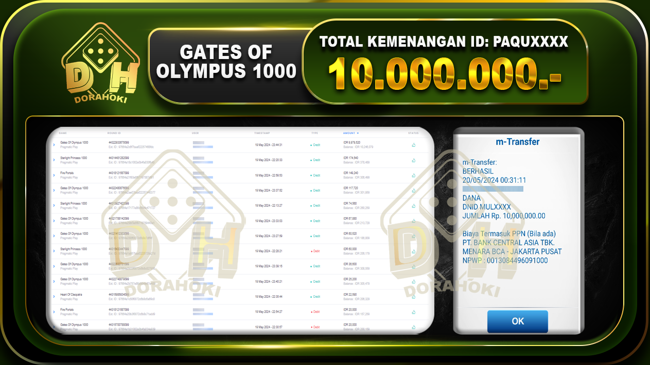 Gates Of Olympus 1000 10.000.000