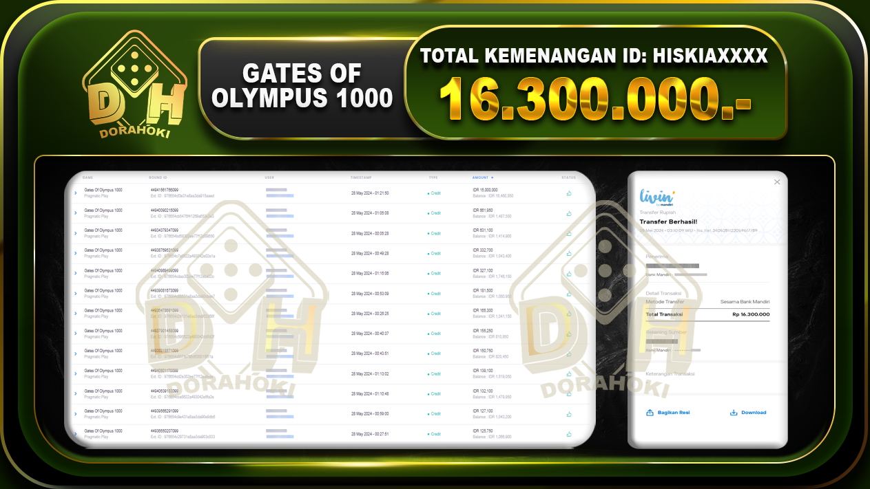 Gates Of Olympus 1000 16.300.000