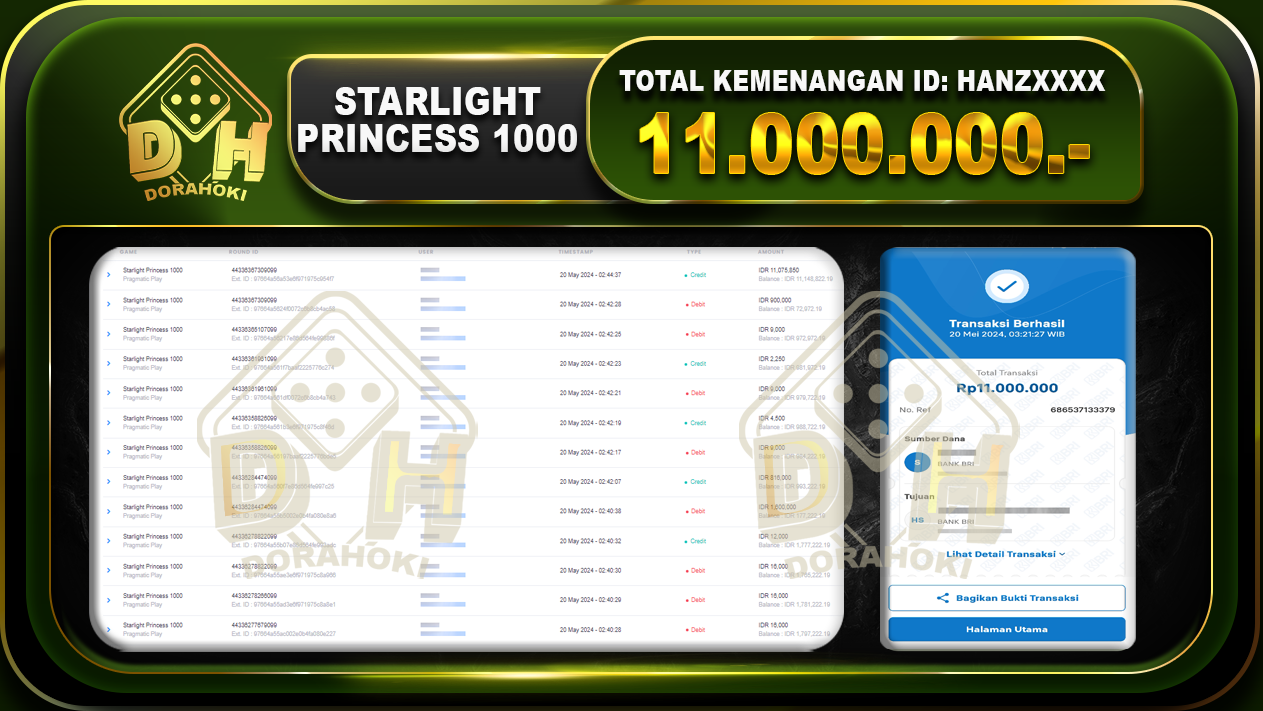 Starlight Princess 1000 11.000.000