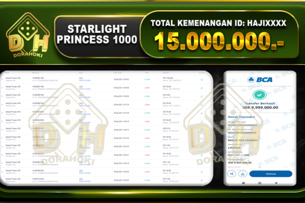 Starlight Princess 1000 15.000.000