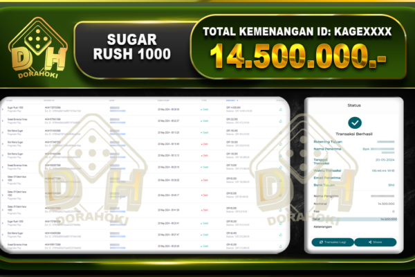 Sugar Rush 1000 14.500.000