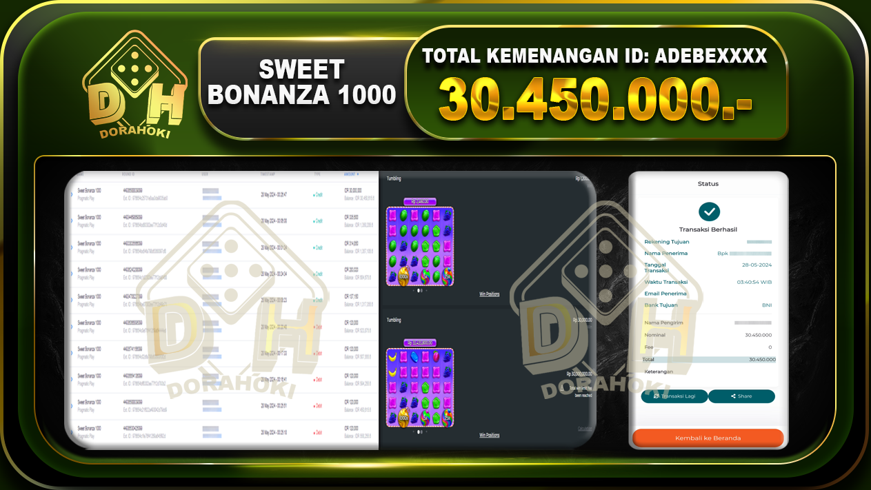 Sweet Bonanza 1000 30.450.000