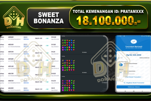 Sweet Bonanza 18.100.000