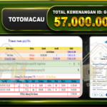 TOTO MACAU 57.000.000