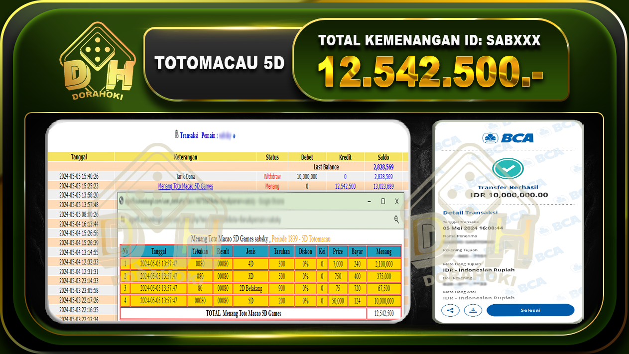 TOTOMACAU 5D 12.542.000