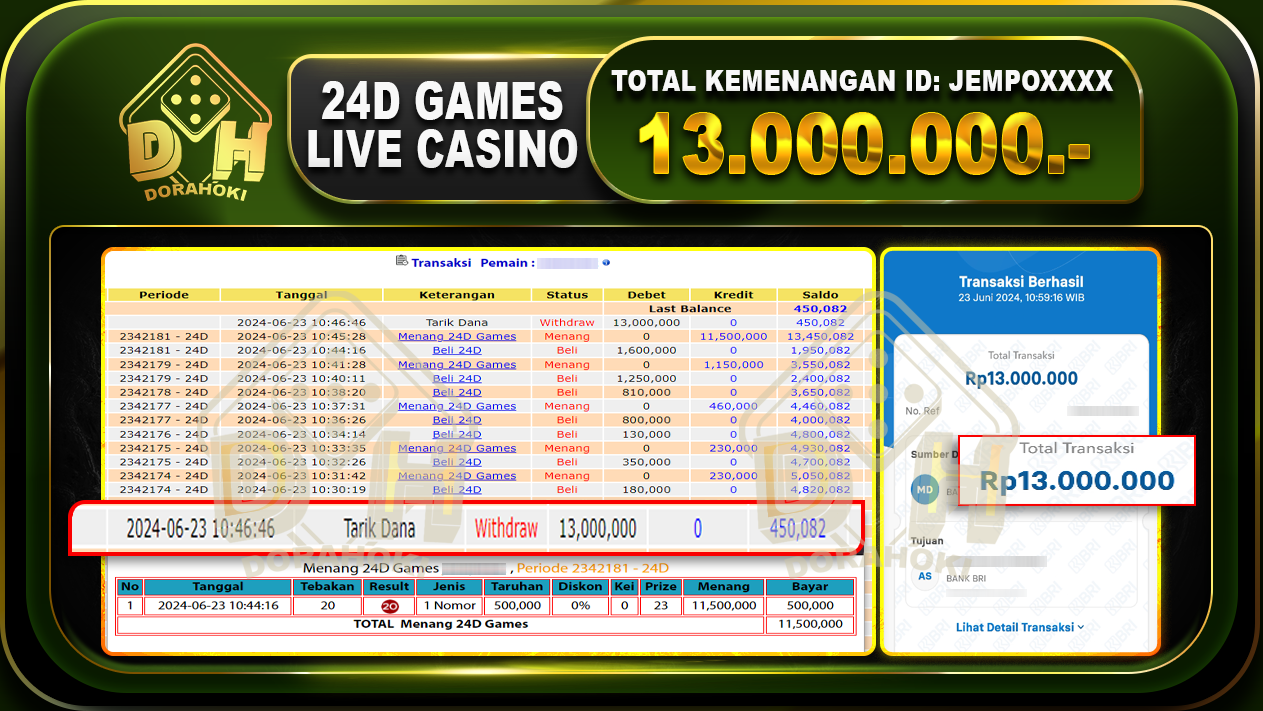 24D GAMES Rp.13.000.000