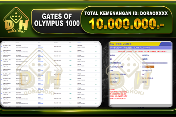 GATES OF OLYMPUS 1000 Rp.10.000.000