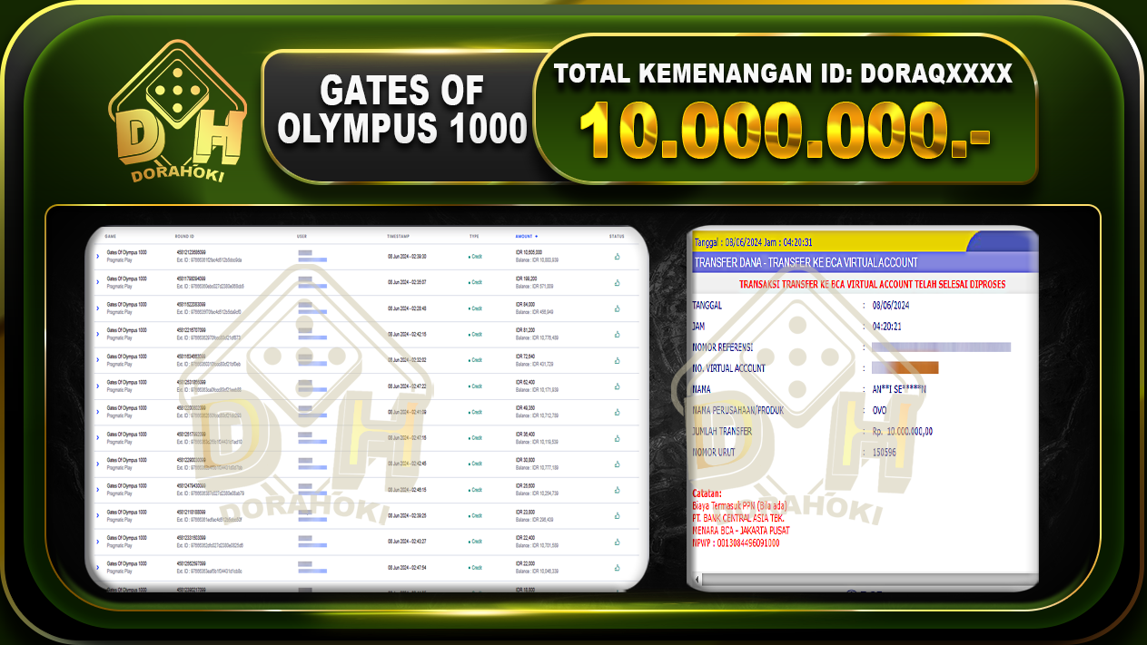 GATES OF OLYMPUS 1000 Rp.10.000.000