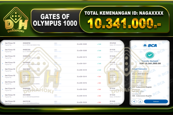 GATES OF OLYMPUS 1000 Rp.10.341.000