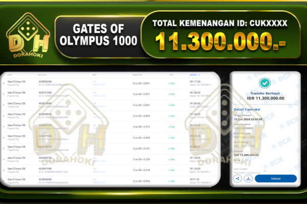 GATES OF OLYMPUS 1000 Rp.11.300.000