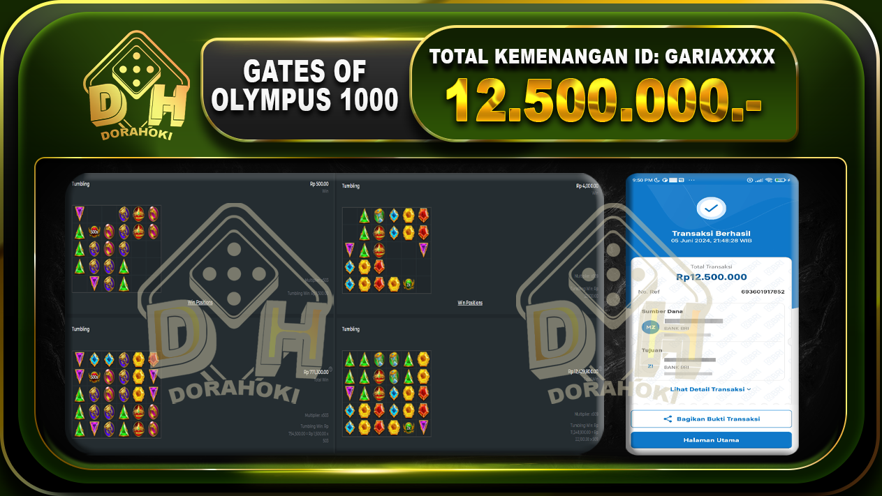 GATES OF OLYMPUS 1000 Rp.12.500.000