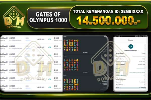 GATES OF OLYMPUS 1000 Rp.14.500.000