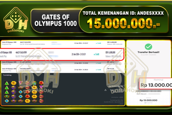 GATES OF OLYMPUS 1000 Rp.15.000.000