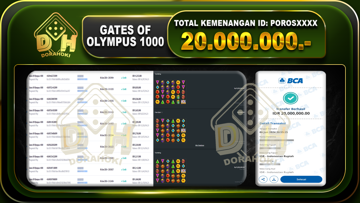 GATES OF OLYMPUS 1000 Rp.20.000.000