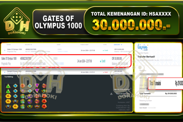 GATES OF OLYMPUS 1000 Rp.30.000.000