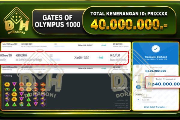 GATES OF OLYMPUS 1000 Rp.40.000.000