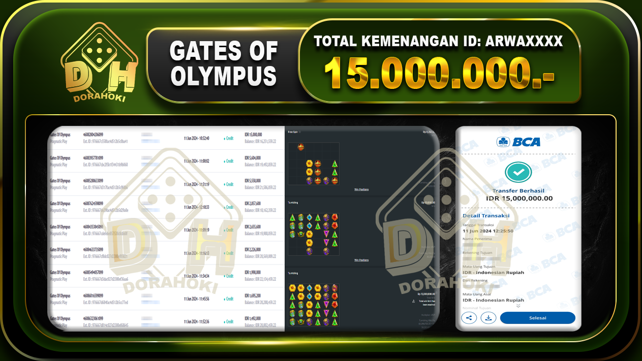 GATES OF OLYMPUS Rp.15.000.000