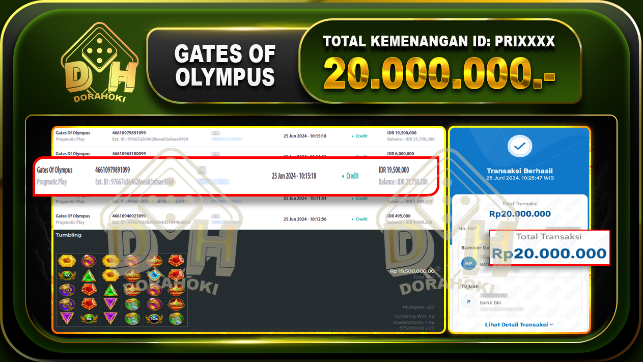 GATES OF OLYMPUS Rp.20.000.000