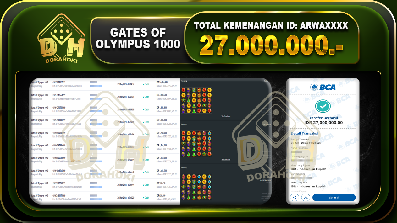 Gates Of Olympus 1000 27.000.000