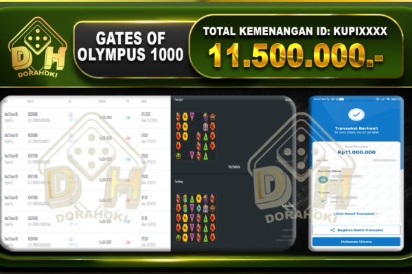 Gates Of Olympus 1000 Rp.11.500.000