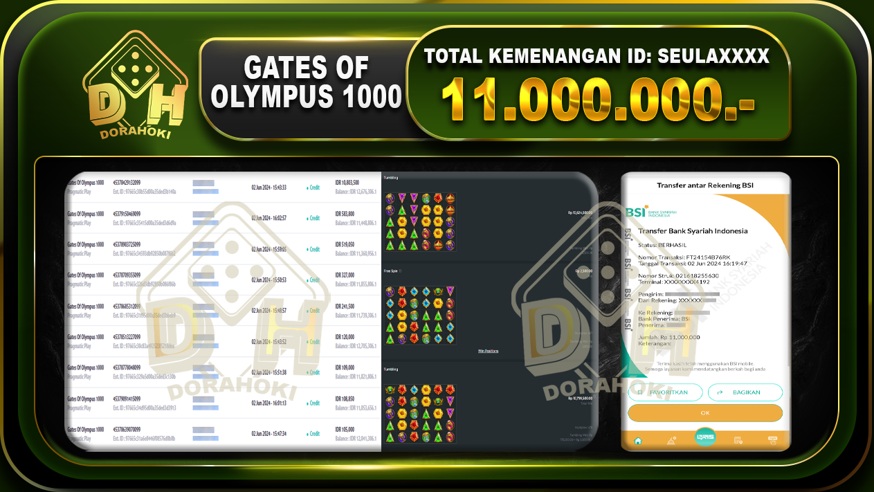 Gates Of Olympus 11.000.000