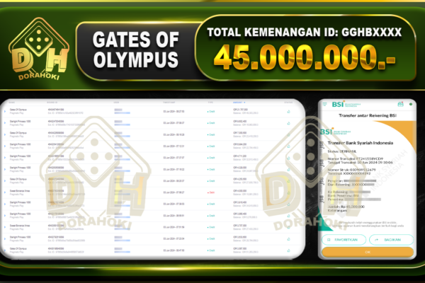 Gates of Olympus 45.000.000