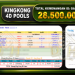 KINGKONG 4D Rp.28.500.000