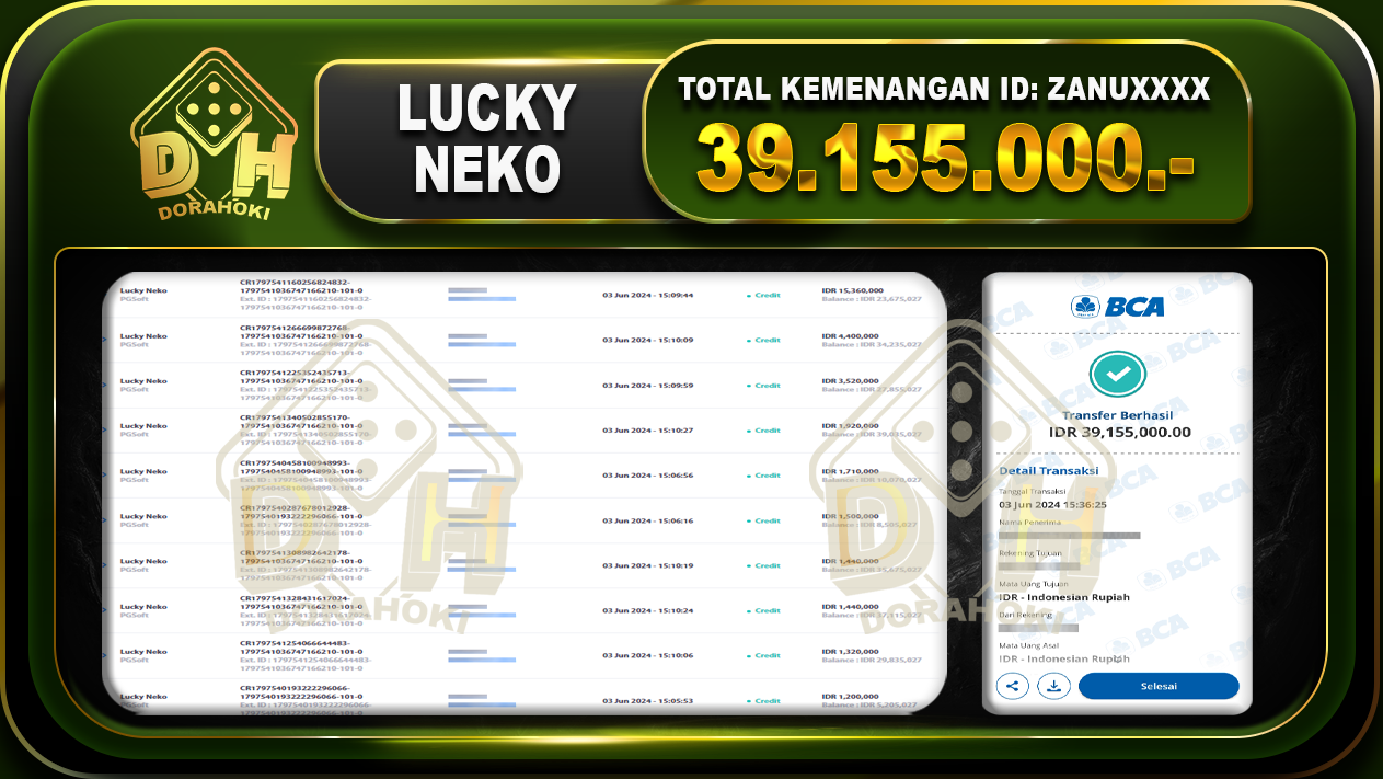 Lucky Neko 39.155.000