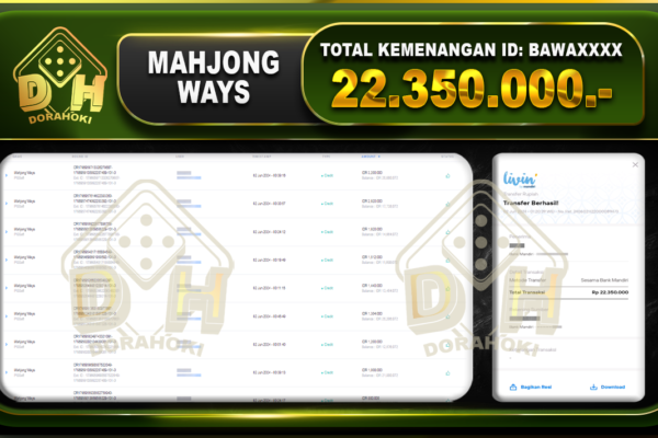 Mahjong Ways 22.350.000