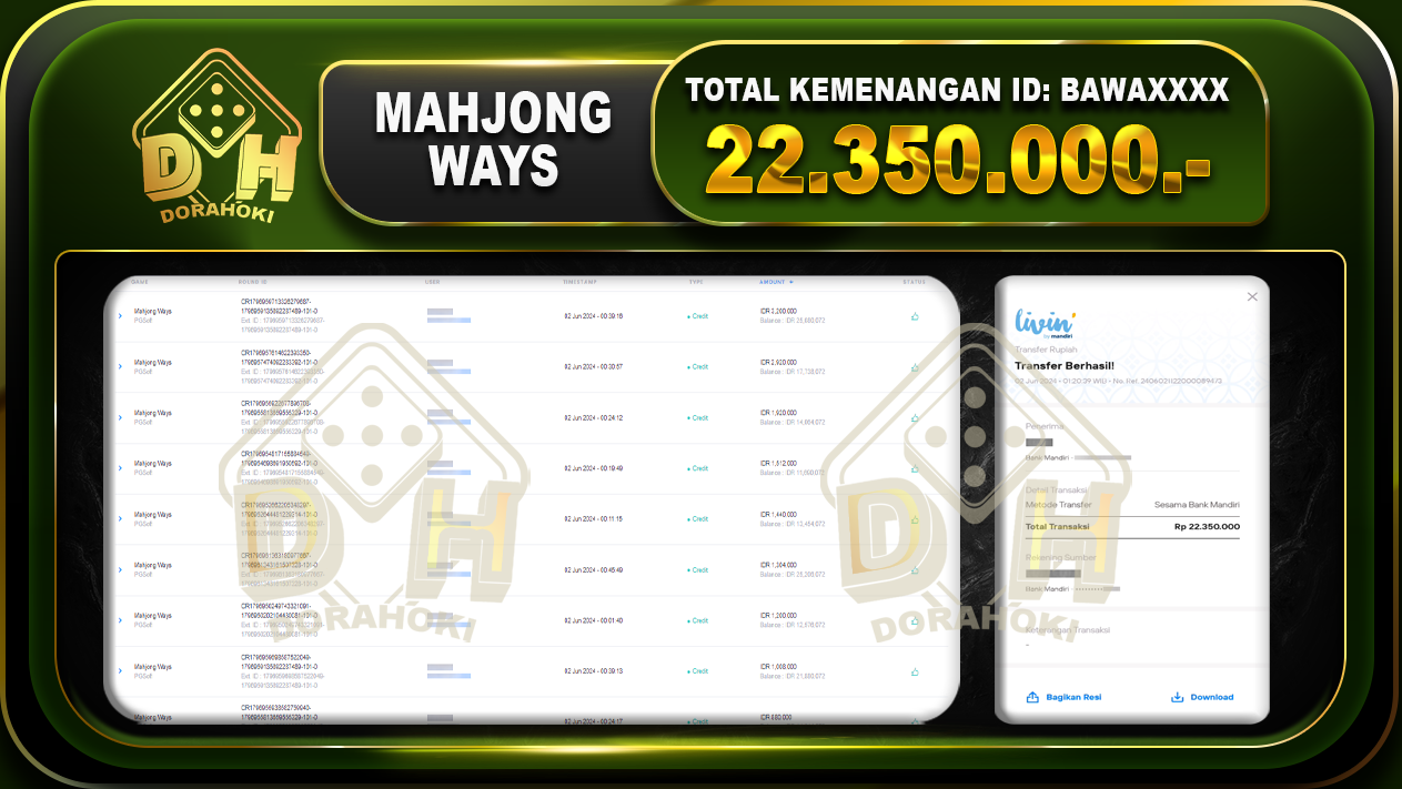 Mahjong Ways 22.350.000