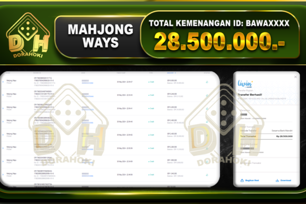 Mahjong Ways 28.500.000