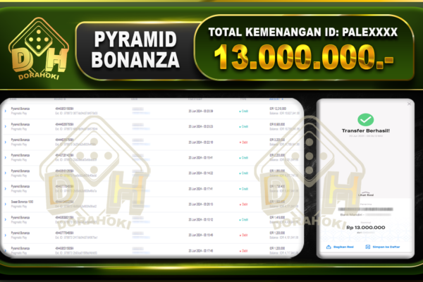 PYRAMID BONANZA Rp.13.000.000