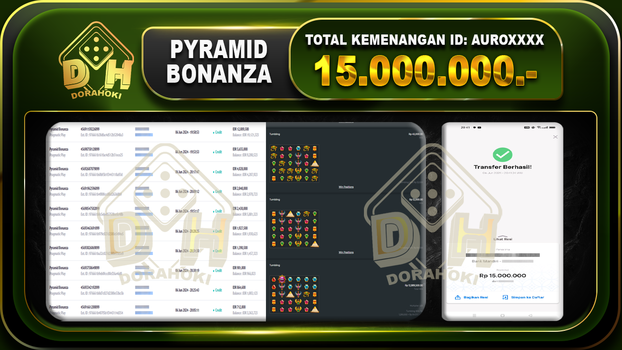 PYRAMID BONANZA Rp.15.000.000