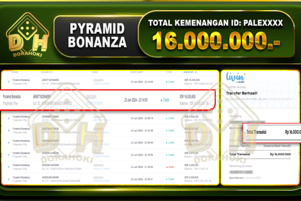 PYRAMID BONANZA Rp.16.000.000