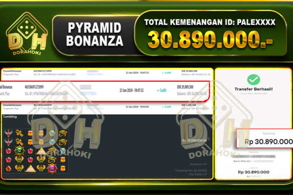 PYRAMID BONANZA Rp.30.890.000