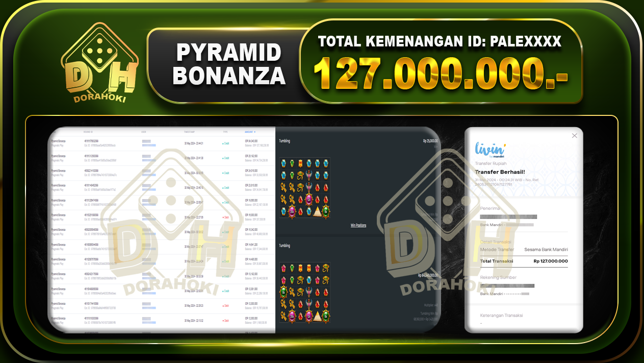 Pyramid Bonanza 127.000.000