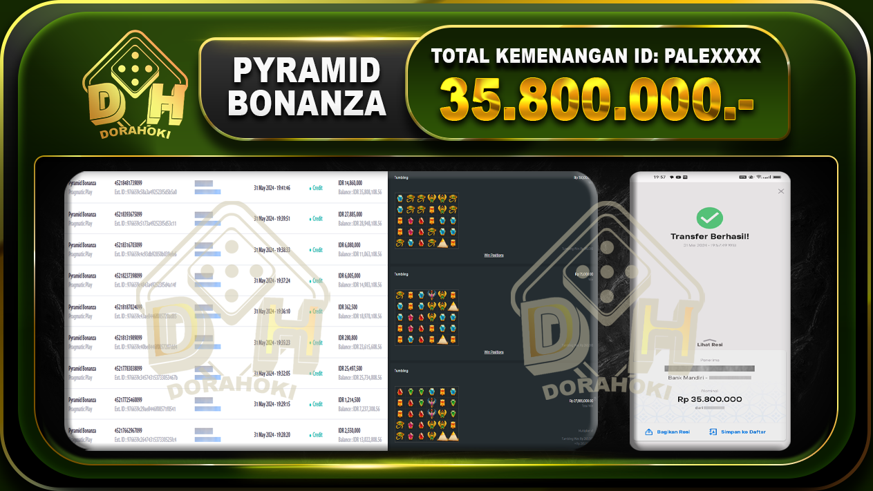 Pyramid Bonanza 35.800.000