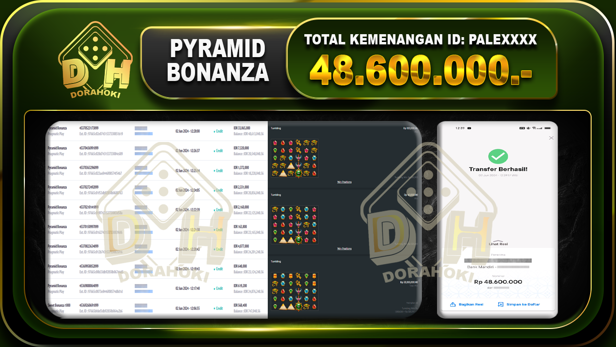 Pyramid Bonanza 48.600.000