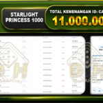 STARLIGHT PRINCESS 1000 Rp.11.000.000