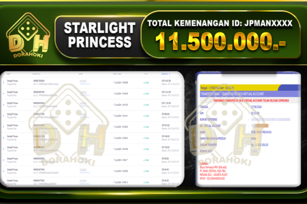 STARLIGHT PRINCESS Rp.11.500.000