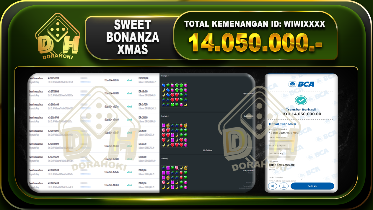 SWEET BONANZA XMAS Rp.14.050.000