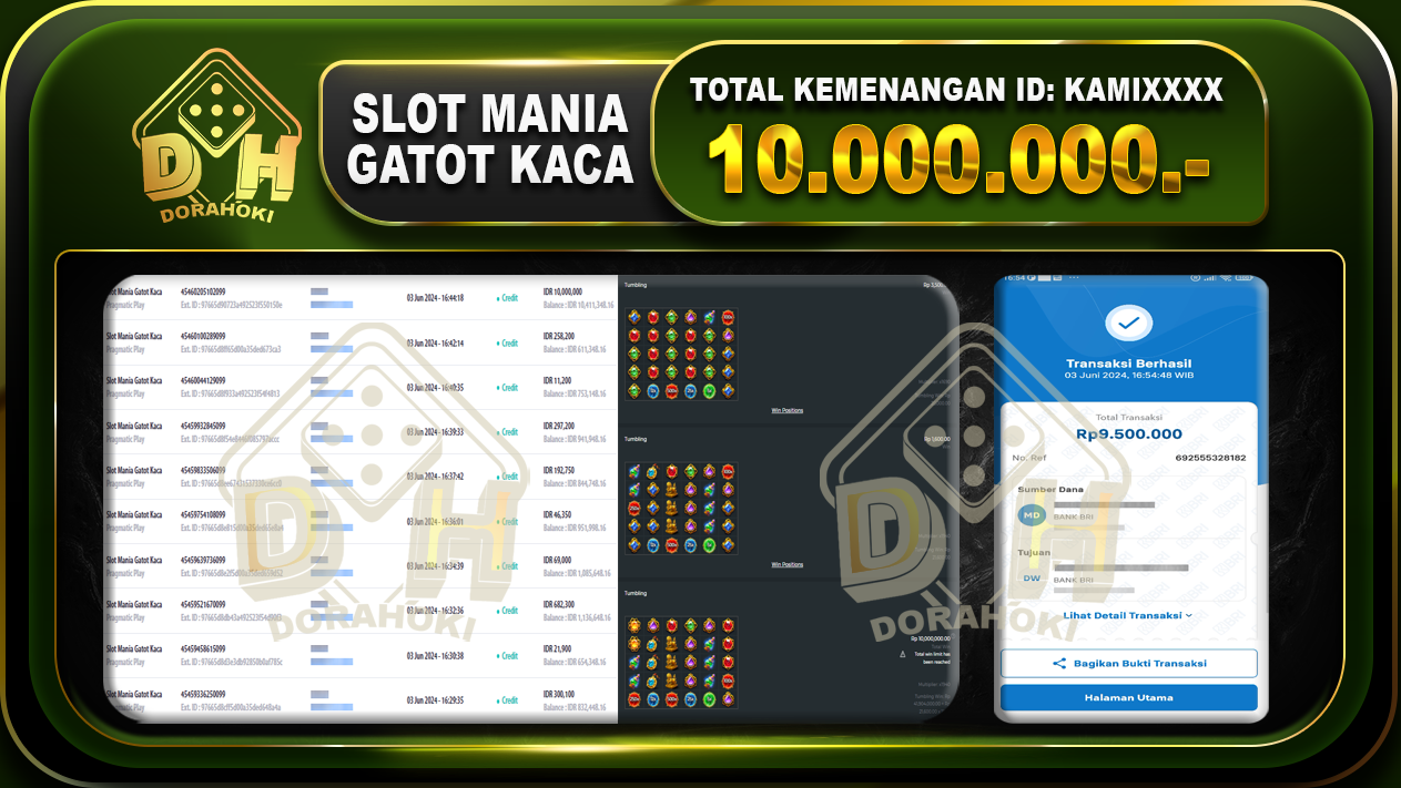 Slot Mania Gatot Kaca 10.000.000