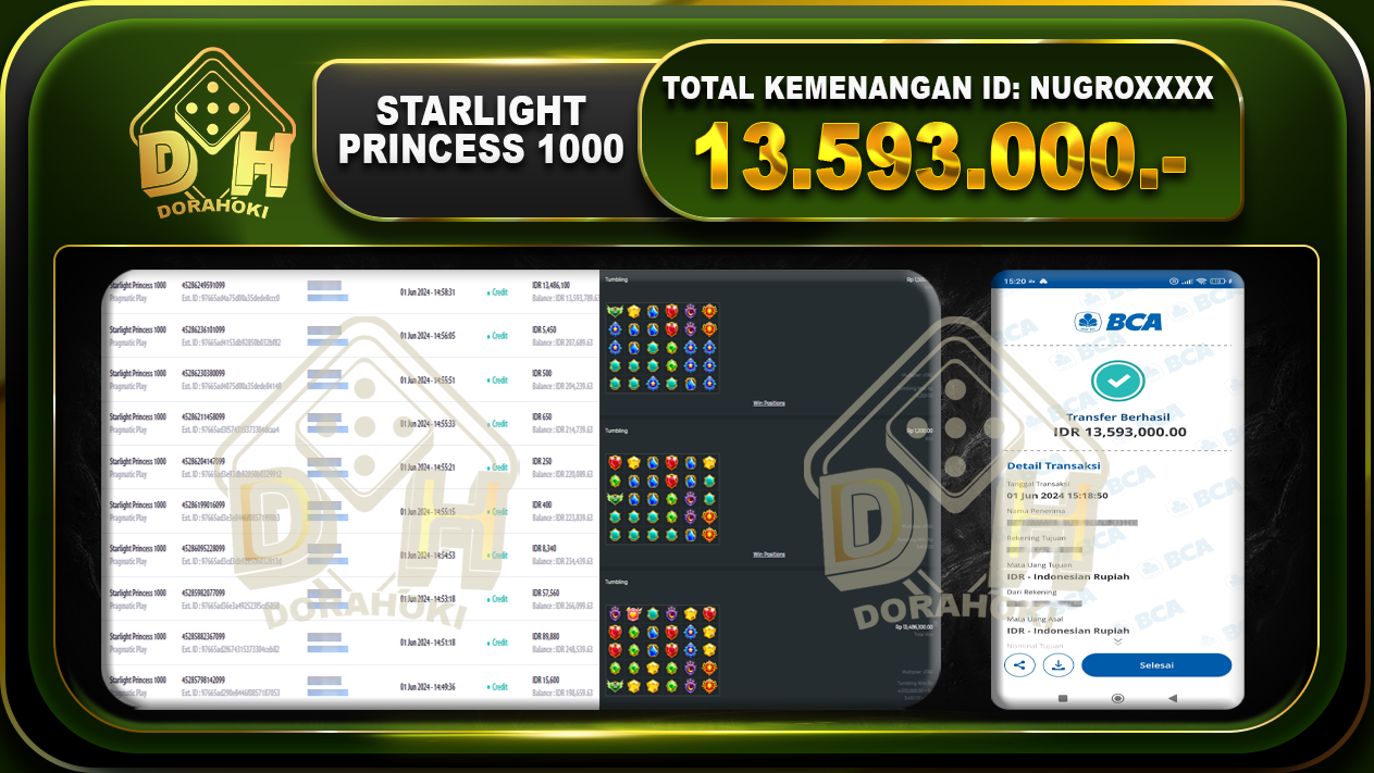 Starlight Princess 1000 13.593.000