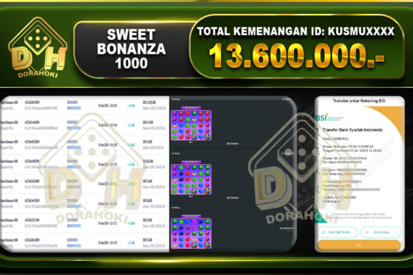 Sweet Bonanza 1000 13.600.000