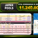 TOGEL JAPAN Rp.11.240.000