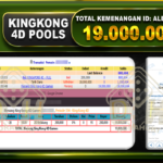 TOGEL King Kong 4D 19.000.000